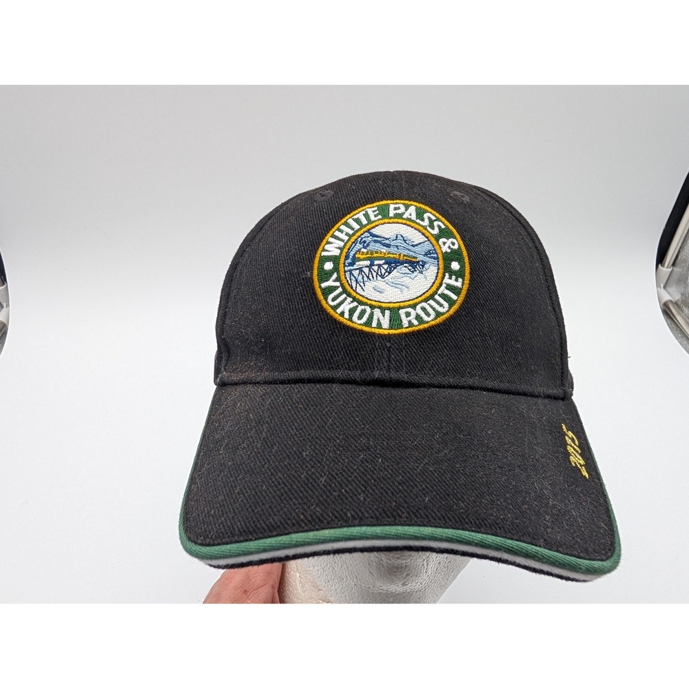 White Pass & Yukon Route Skagway Alaska 2015 Black Baseball Cap Hat Adjustable